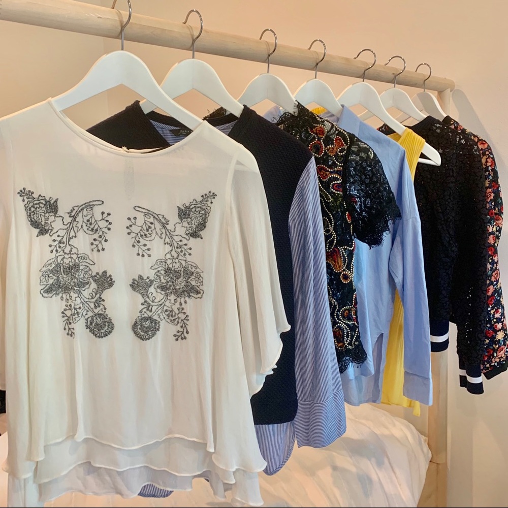 Zara Tops HAUL (workplace friendly)